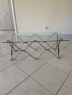 Table glass for living room like new