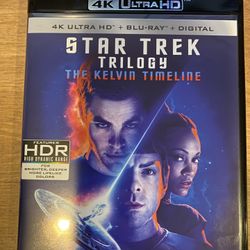Star Trek Trilogy Bluray 4K UHD