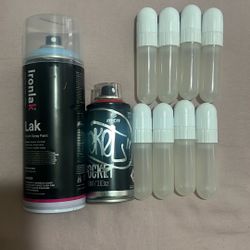 Spray Paint & Empty Marker