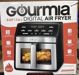 Gourmia 8-Quart Digital Air Fryer with Window & Light.