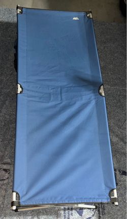 Rio Adventure Extra Large Fold-Out Cot with Side Storage - Supports up to 350 Ibs.