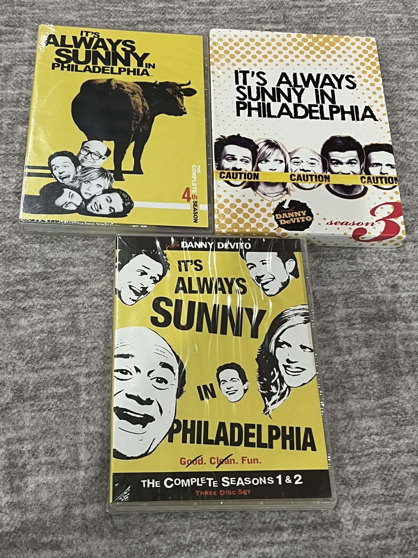 IT'S ALWAYS ALWAYS SUNNY IN PHILADELPHIA SEASONS 1-4