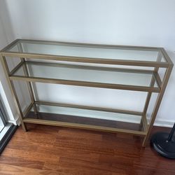 Gold Entry Console Table