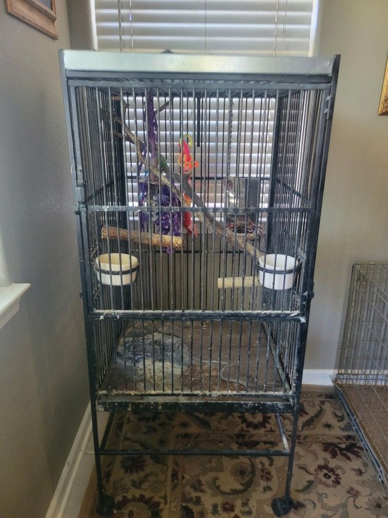 Large Bird Cage 25x24x24