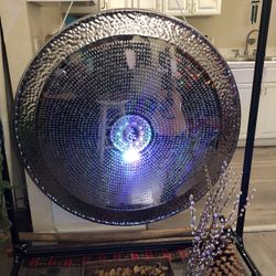 44” Silver Mirror Etched Finish Custom Gong