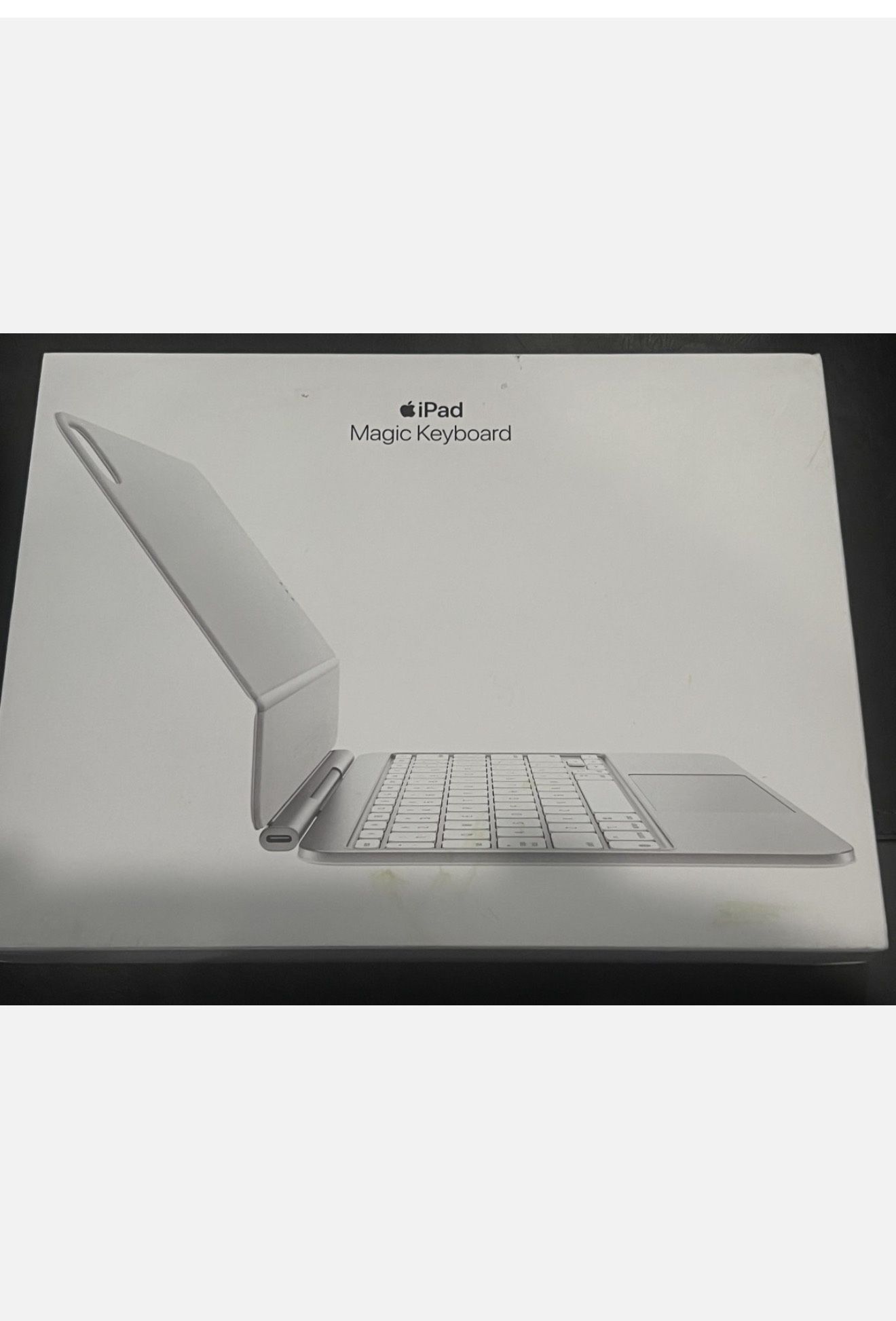 Apple Magic Keyboard for iPad Pro 11-inch (M4) -MWR03LL/A : White : BRAND NEW !!