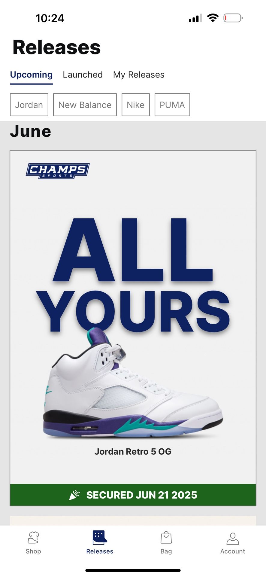 Jordan 5 Grapes 2025