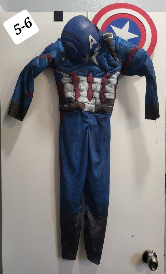 Capitan America Costume  5-6