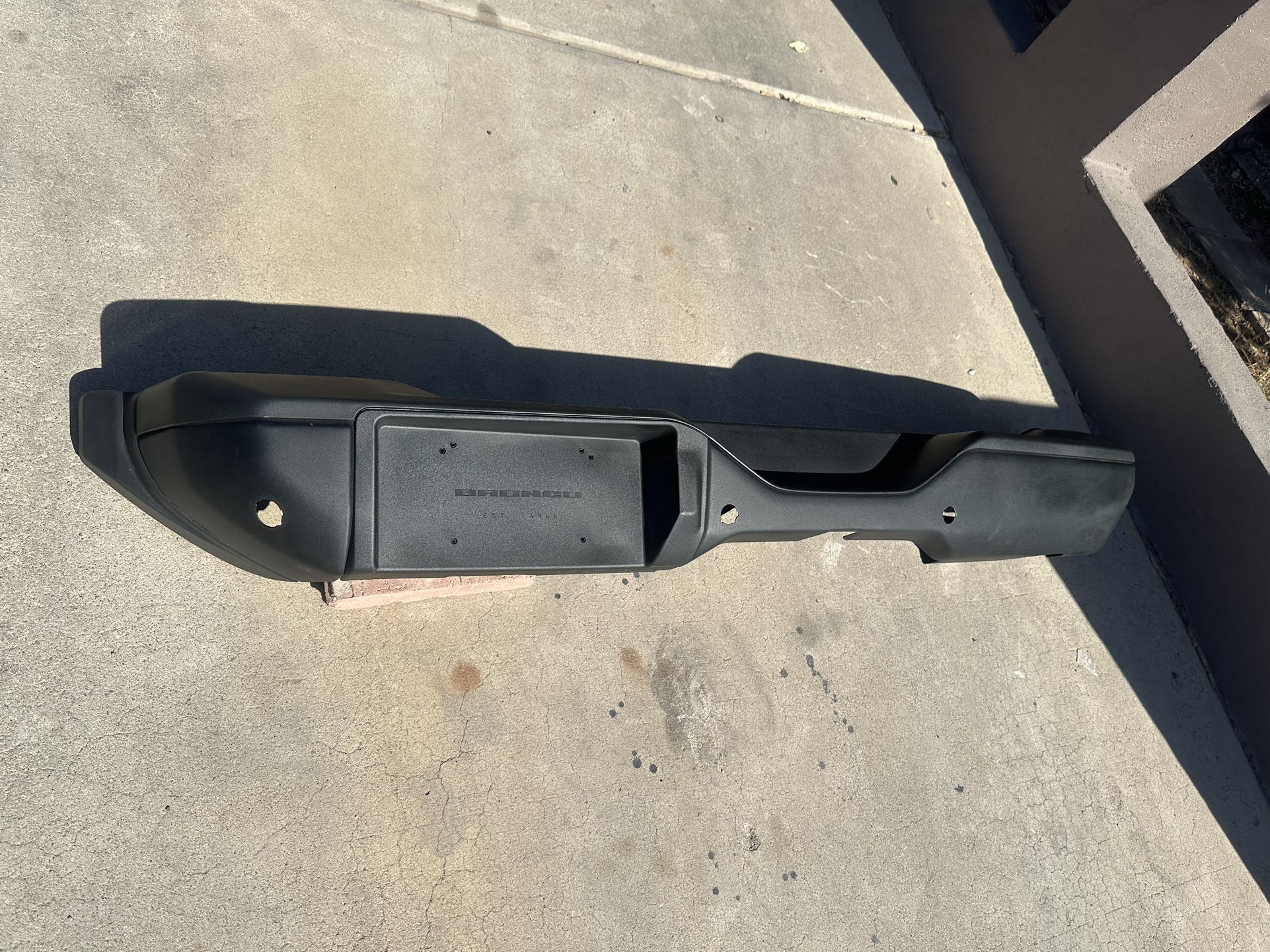 2021-2025 Ford Bronco Rear Bumper w/ Sensor Holes