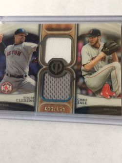 2018 TRIBUTE DUAL ROGER CLEMENS & CHRIS SALE MATERIALS