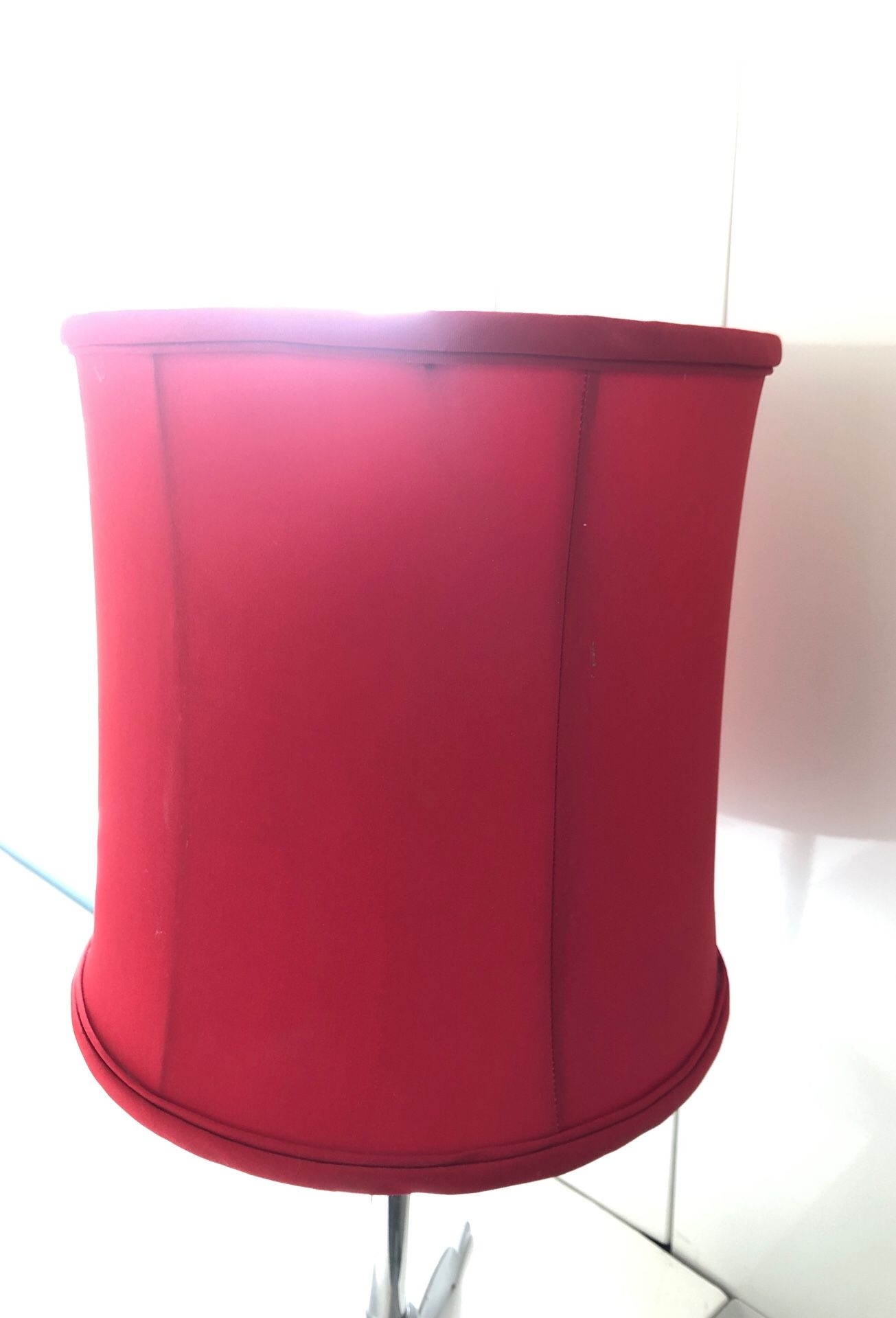 Red lamp shade