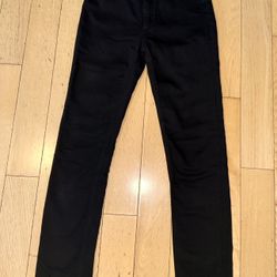 Toteme Sz 27 Black, High Waisted Skinny Jeans—LIKE NEW