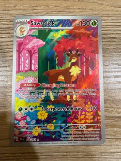 Sawsbuck - Temporal Forces - Pokemon Card