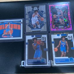 Basketball Cards Jalen Williams Rookies 