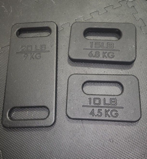 Weight Plates....Set Of 3