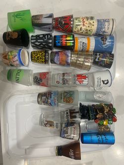 Lot of 30 shot glasses