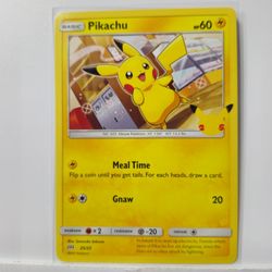 Pokemon 2021 McDonalds Pikachu NM $5
