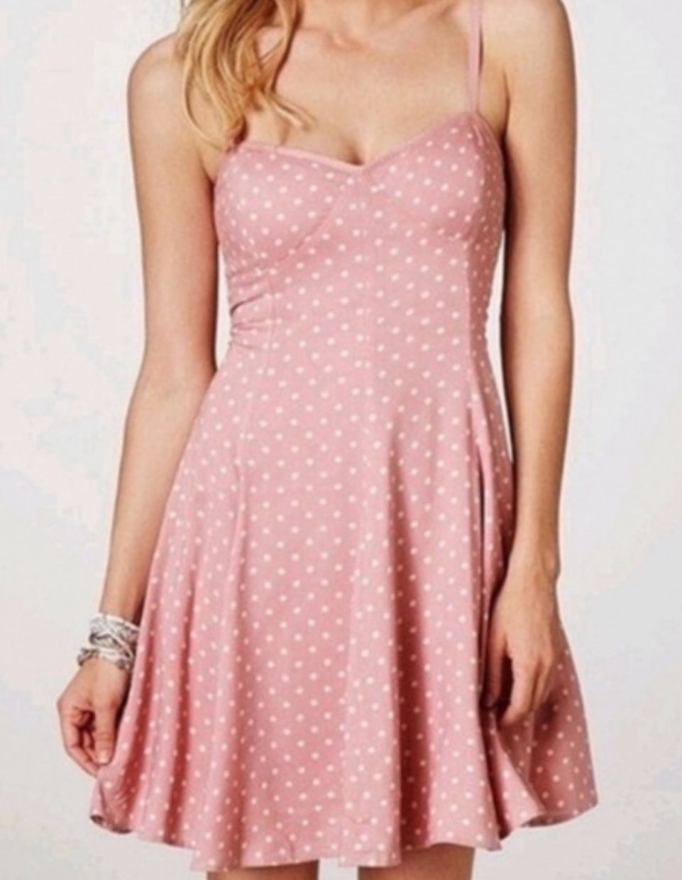 AE Coral Polka Dot Dress Size: S / $6