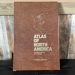 Atlas Of North America Space Age Portrait Of A Continent