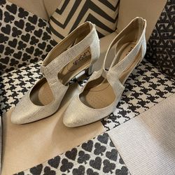 Luminous Silver Heels