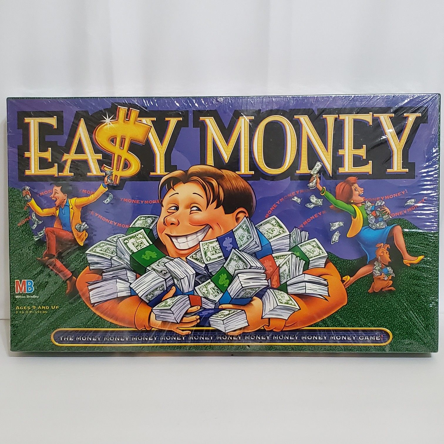 Vintage Easy Money Board Game COMPLETE 1996 Milton Bradley Mint Condition MB