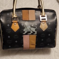 MCM Boston Lion Bag 