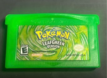 Authentic Pokemon Leaf Green GBA