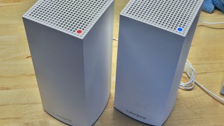 Linksys Velop MX4200C Wi-Fi Mesh Router System (set of 2) with AC Adapters