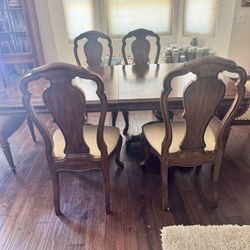 Ethan Allen Solid Wood Table 