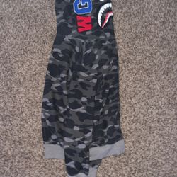 BAPE Color Camo Shark Full Zip Hoodie 