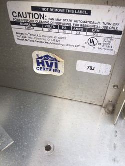 Remote blower fan