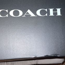 New In Box Size 11 Coach Black Leather Boot