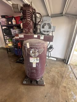 Quincy 7.5 HP 60 Gallon Air Compressor – Baldor Motor