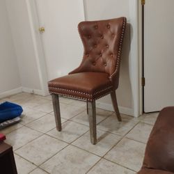 Set Of 2 Nailhead Chairs