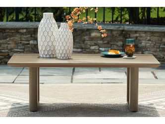 Serene Bay Dark Brown Rectangular Cocktail Table