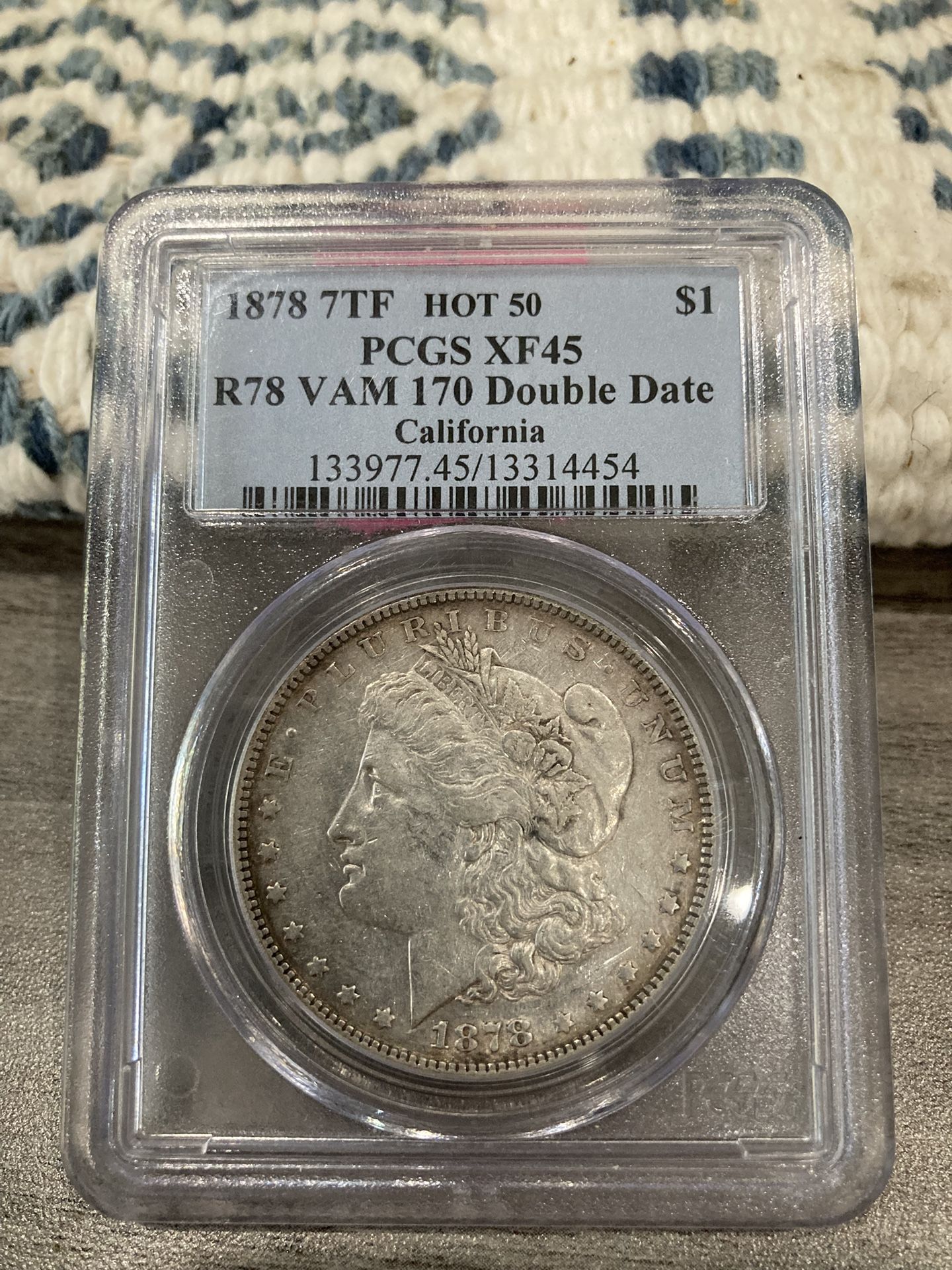 1878 7tf Morgan Silver Dollar