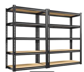 2PCS Heavy Duty Metal Shelves