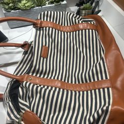 Large Striped Bag