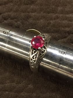 7 1/4 sterling 925 silver ring