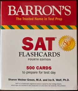 Barton’s SAT Flash Cards 4th Edition
