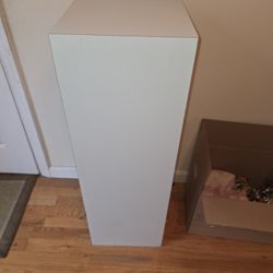 Formica pedestal display stand cube furniture antique vintage mcm shelf table