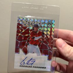 Dbacks Geraldo Perdomo Autographed Card