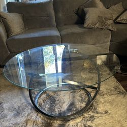 Coffee Tables 3 Piece Glass Set 