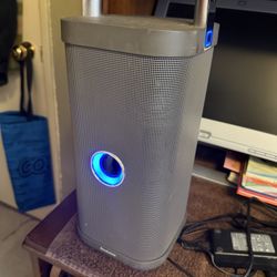 Brookstone Big Blue Party Indoor Outdoor Bluetooth Speaker