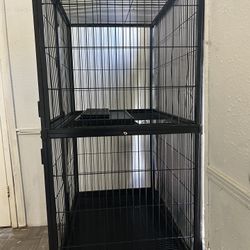 2 Story Black Cage