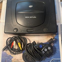SEGA Saturn Console with Power cord & 1 controller Retro Gaming System WORKS