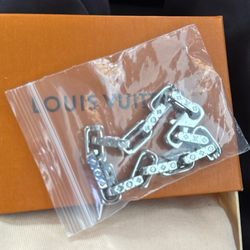 Monogram Silver Box Link Bracelet 