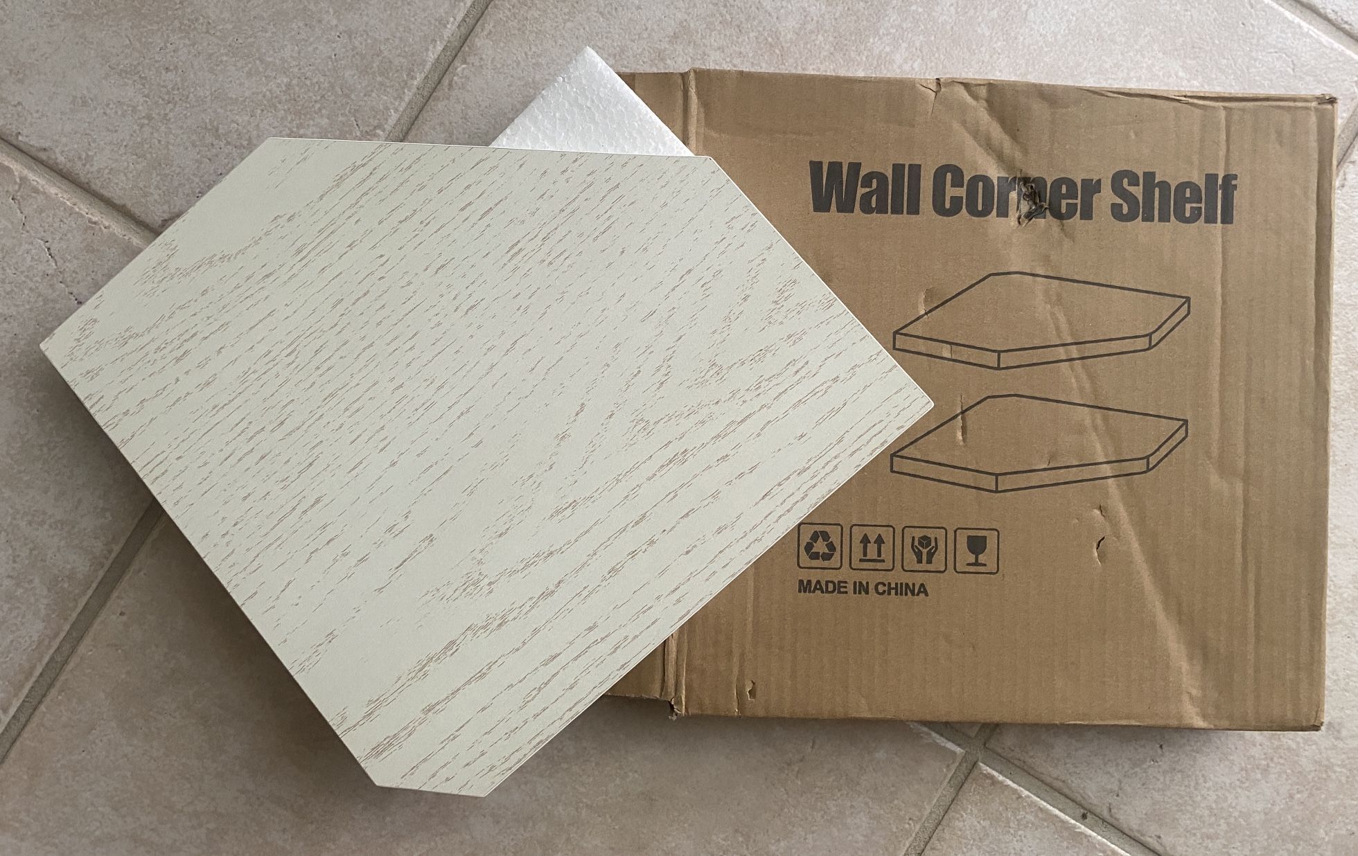 Wall Corner Shelf - 2 Pieces