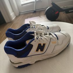New Balance 550 Blue/White/Yellow Size 13