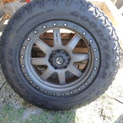 20×9 FUEL RIMS AND TIRES